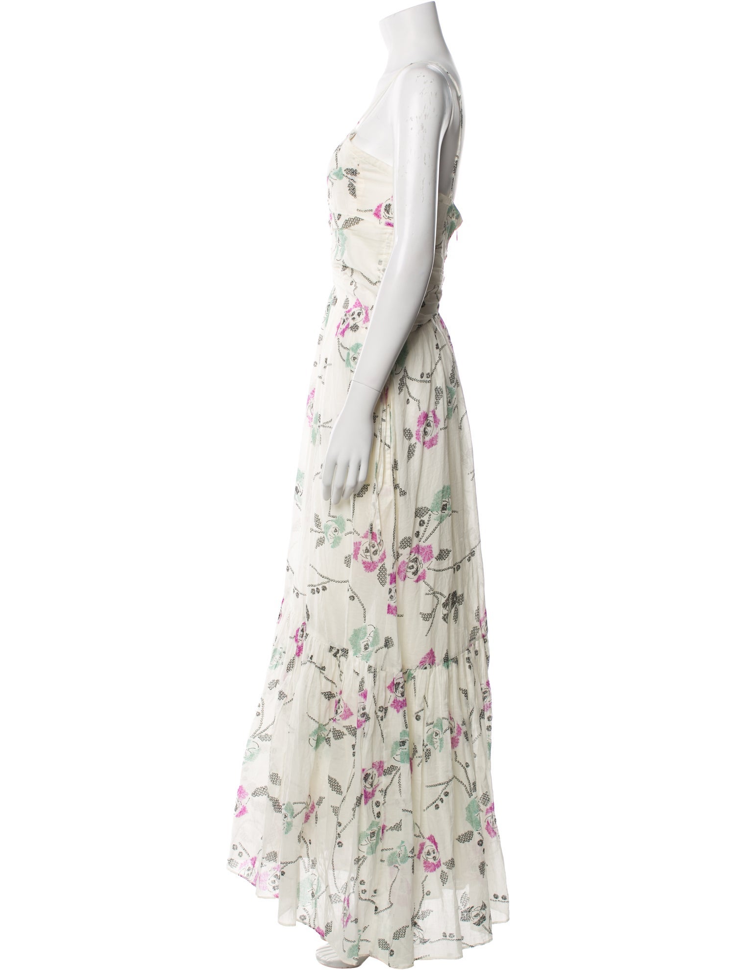 Étoile Isabel Marant Floral Print Long Dress