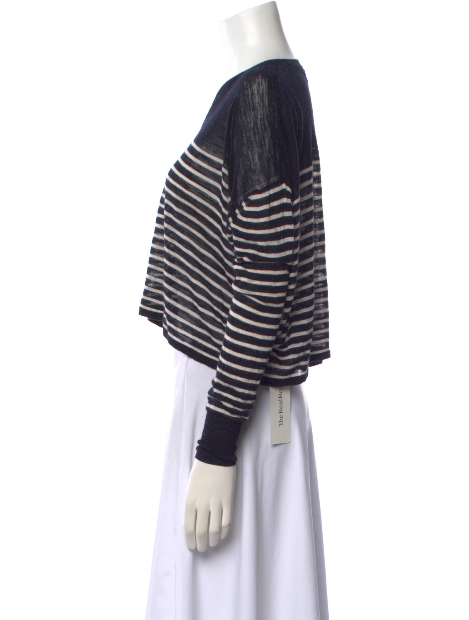 Étoile Isabel Marant Striped V-Neck Crop Top