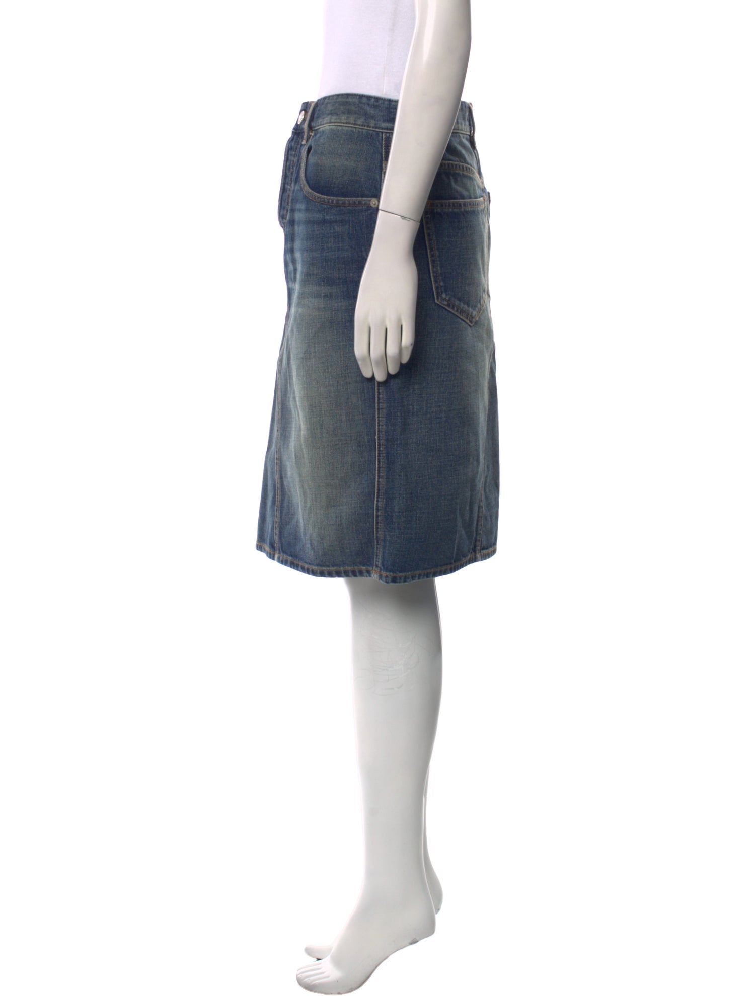 Étoile Isabel Marant Embroidered Accent Knee-Length Skirt