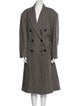 Étoile Isabel Marant Wool Plaid Print Peacoat