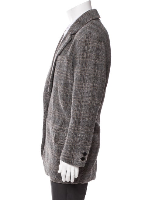 Étoile Isabel Marant Wool Plaid Print Blazer