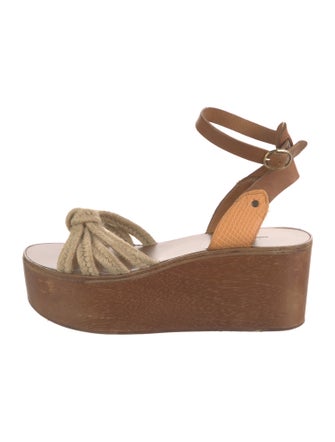 Étoile Isabel Marant Leather Braided Accents Sandals