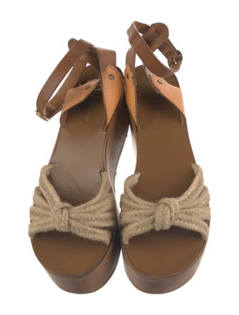 Étoile Isabel Marant Leather Braided Accents Sandals