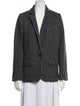 Étoile Isabel Marant Virgin Wool Houndstooth Print Blazer