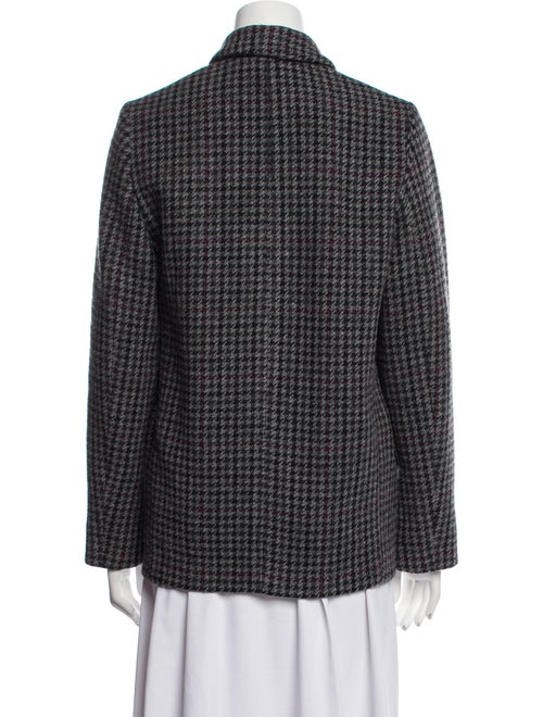 Étoile Isabel Marant Virgin Wool Houndstooth Print Blazer