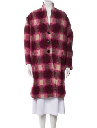 Étoile Isabel Marant Plaid Print Coat