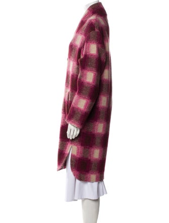 Étoile Isabel Marant Plaid Print Coat