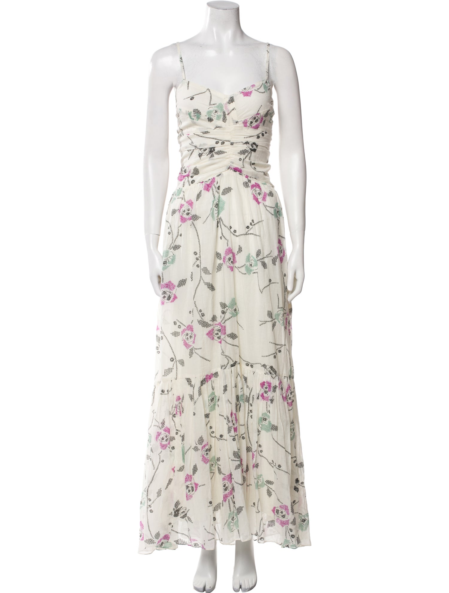 Étoile Isabel Marant Floral Print Long Dress