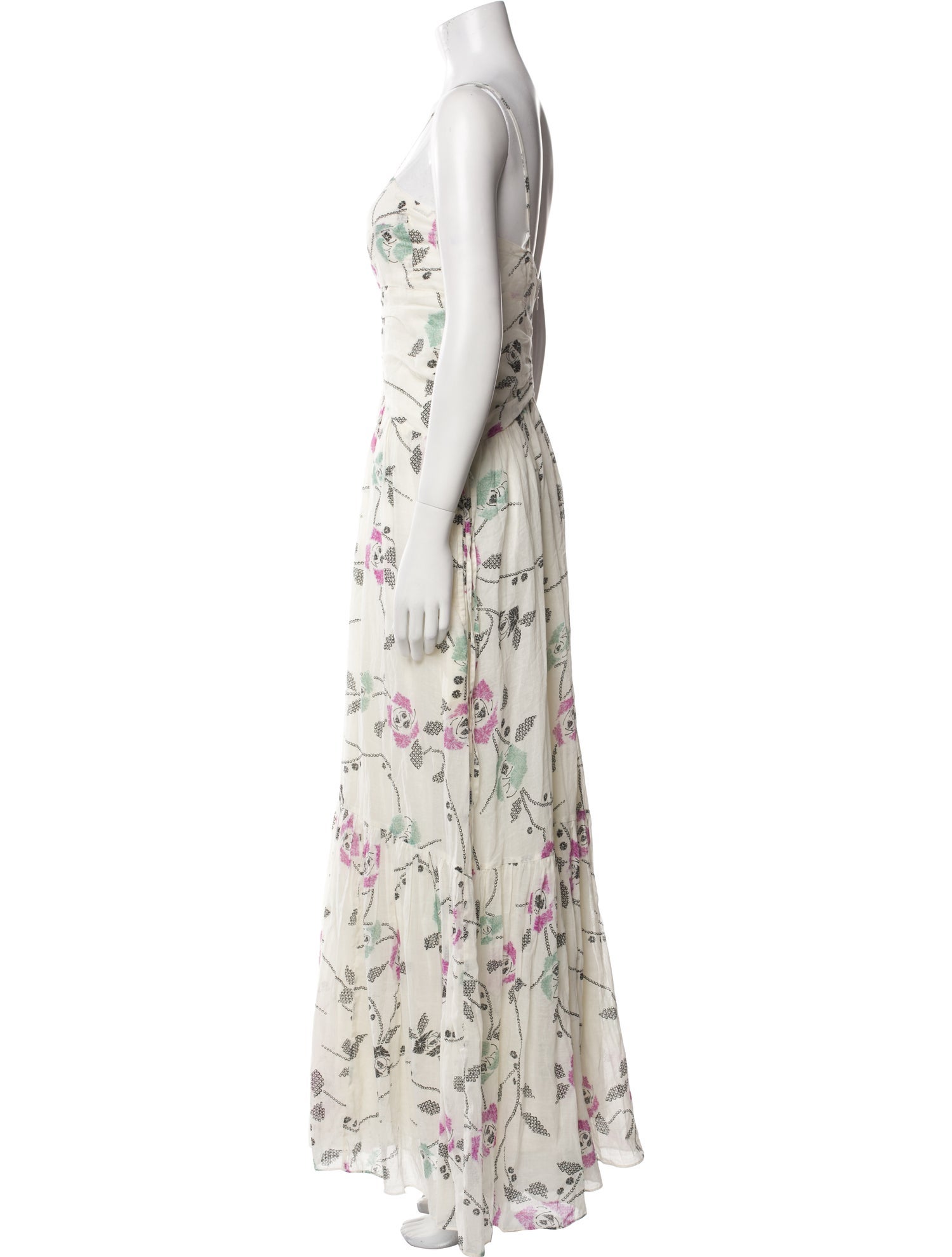 Étoile Isabel Marant Floral Print Long Dress