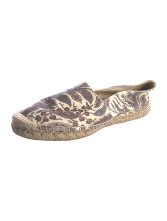 Étoile Isabel Marant Canvas Paisley Print Espadrilles