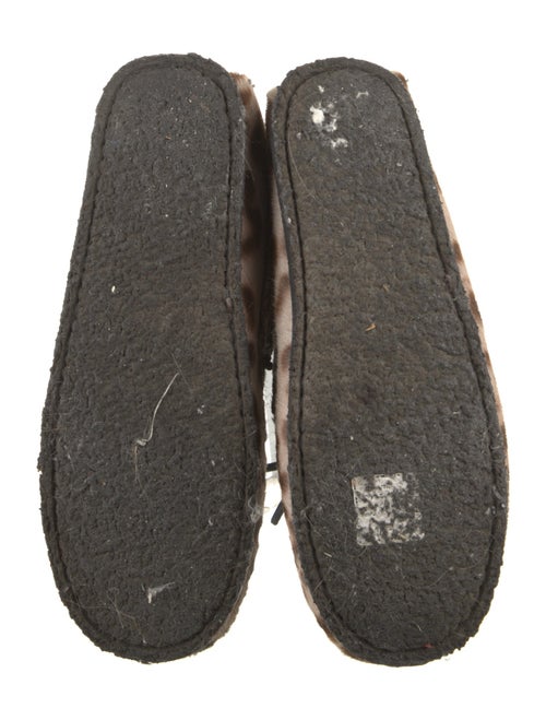 Étoile Isabel Marant Ponyhair Animal Print Lace-Up Boots