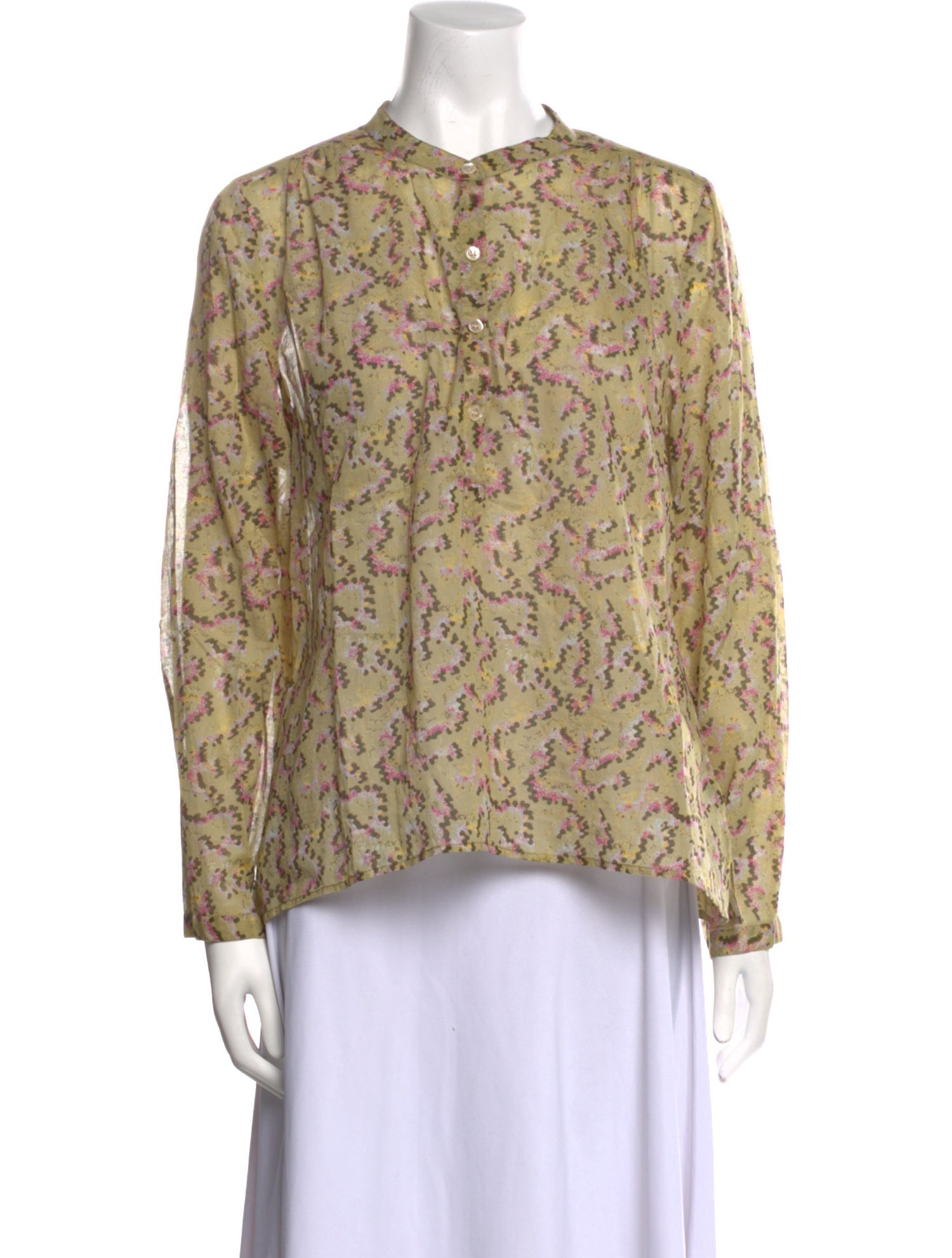 Étoile Isabel Marant Printed Crew Neck Blouse
