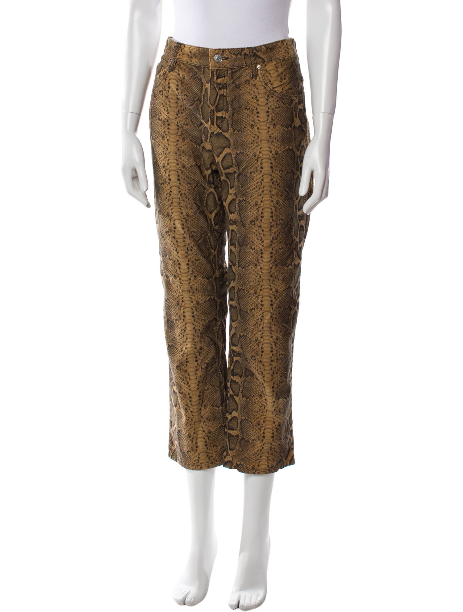 Étoile Isabel Marant Animal Print Straight Leg Pants w/ Tags