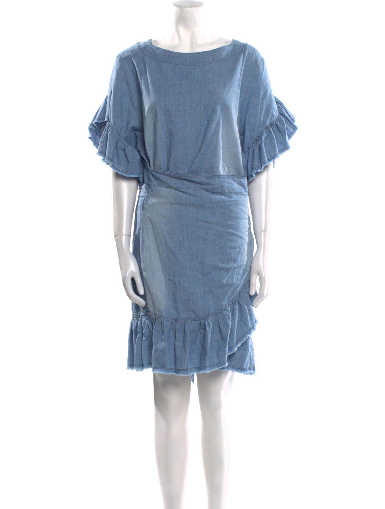 Étoile Isabel Marant Bateau Neckline Mini Dress