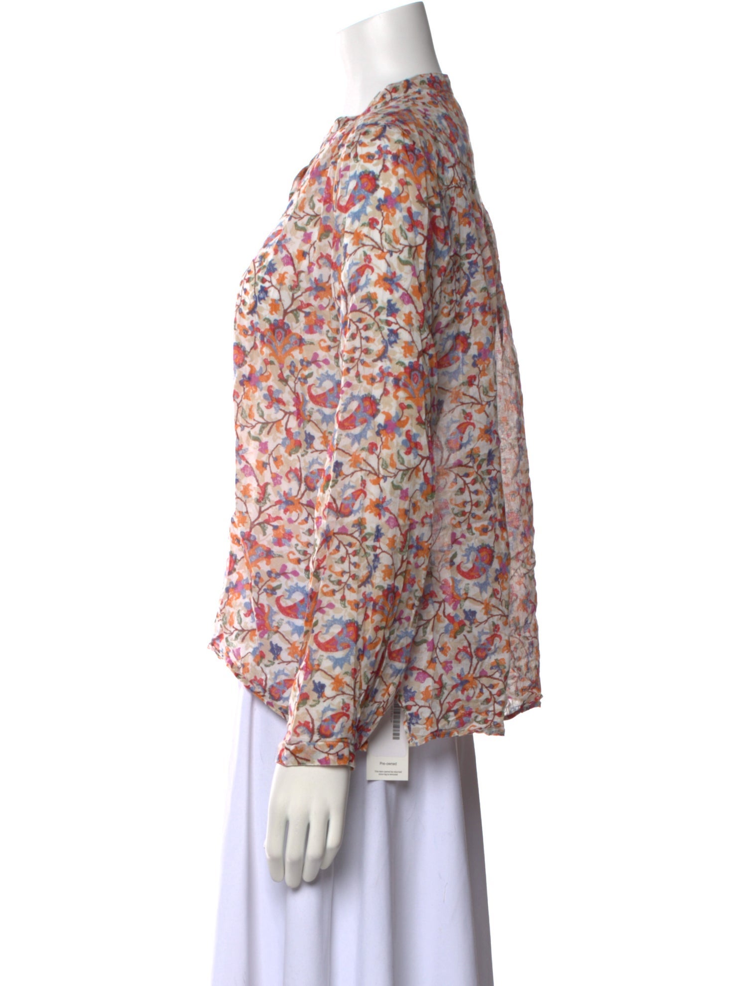 Étoile Isabel Marant Floral Print Crew Neck Blouse