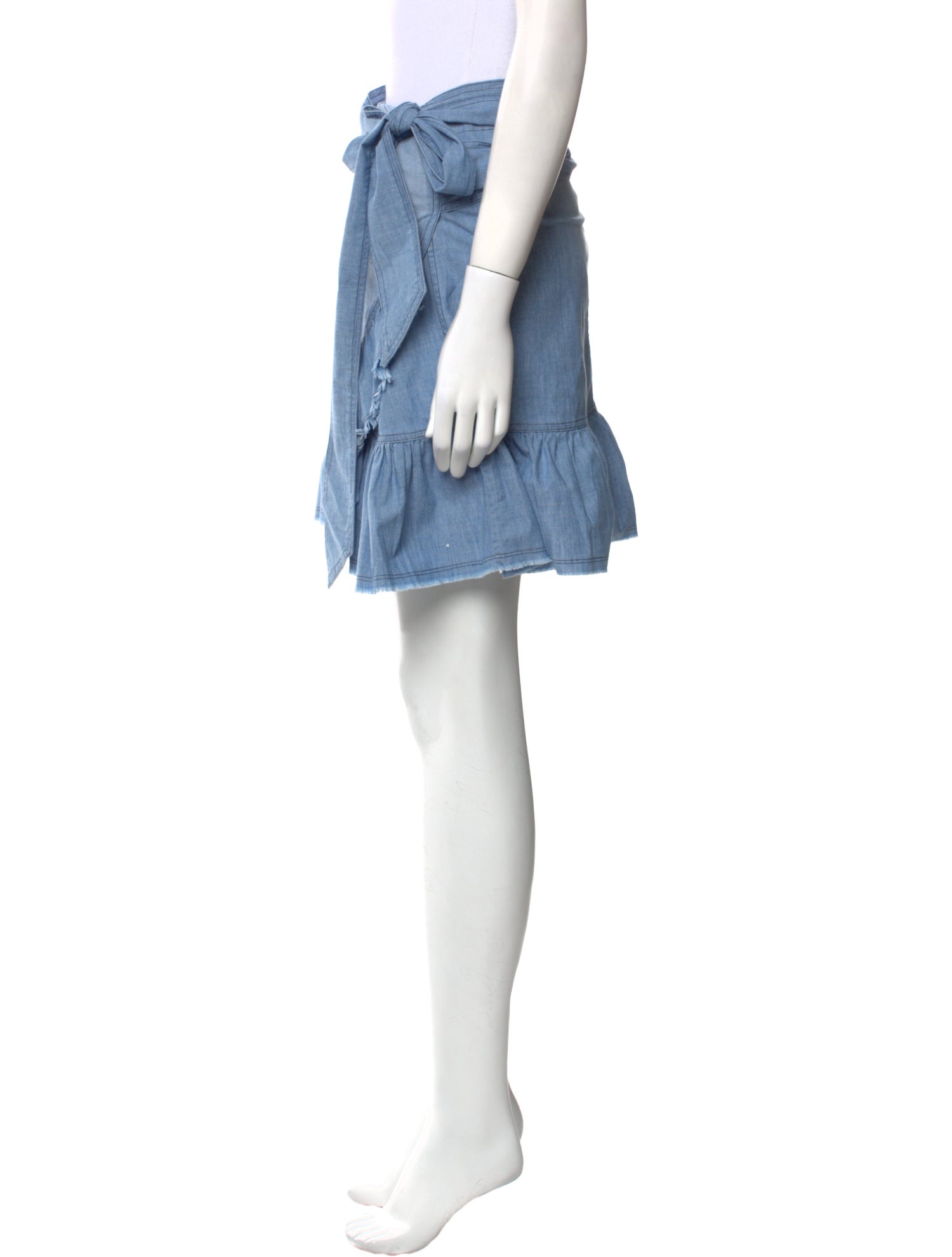 Étoile Isabel Marant Raw-Edge Trim Mini Skirt