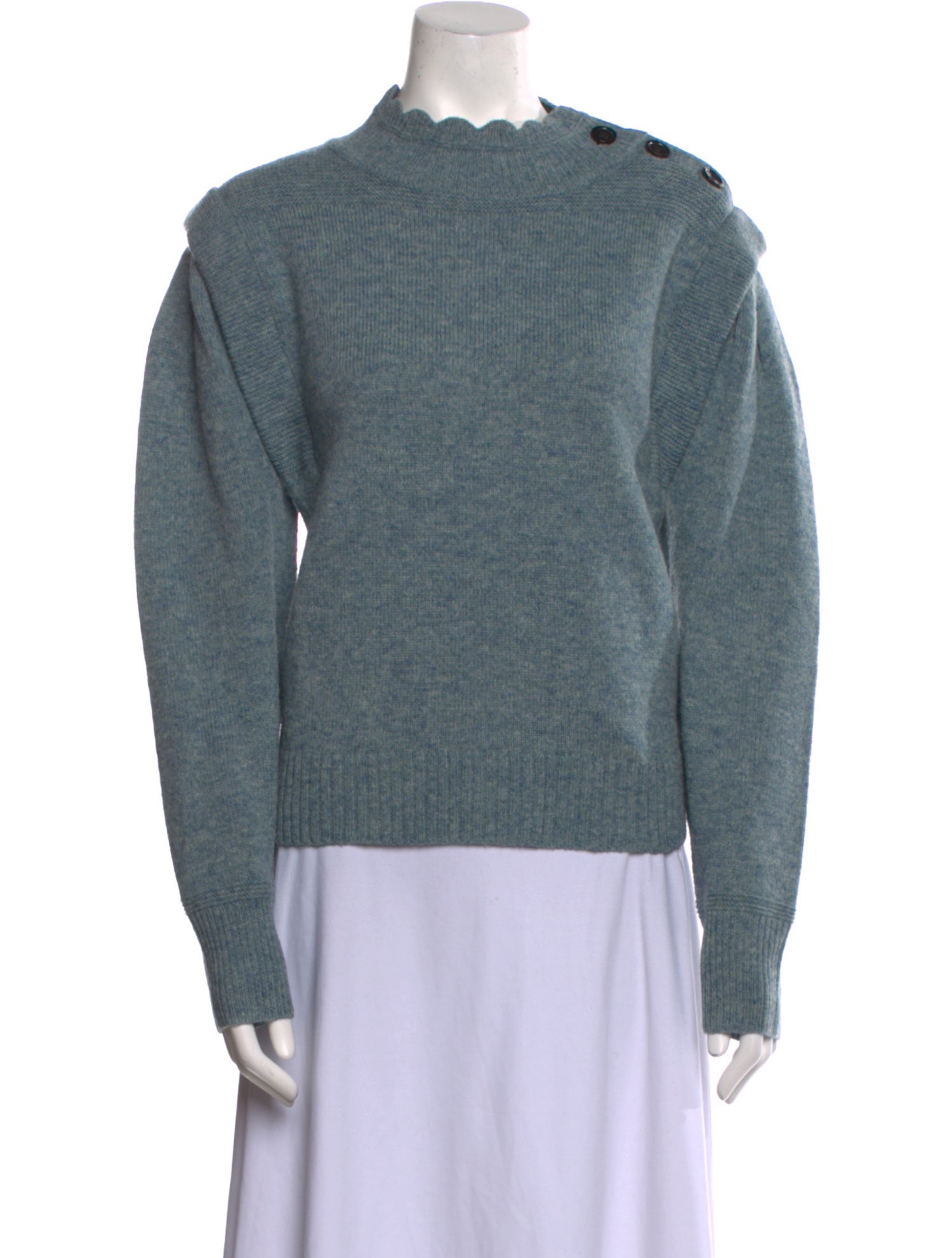 Étoile Isabel Marant Wool Mock Neck Sweater