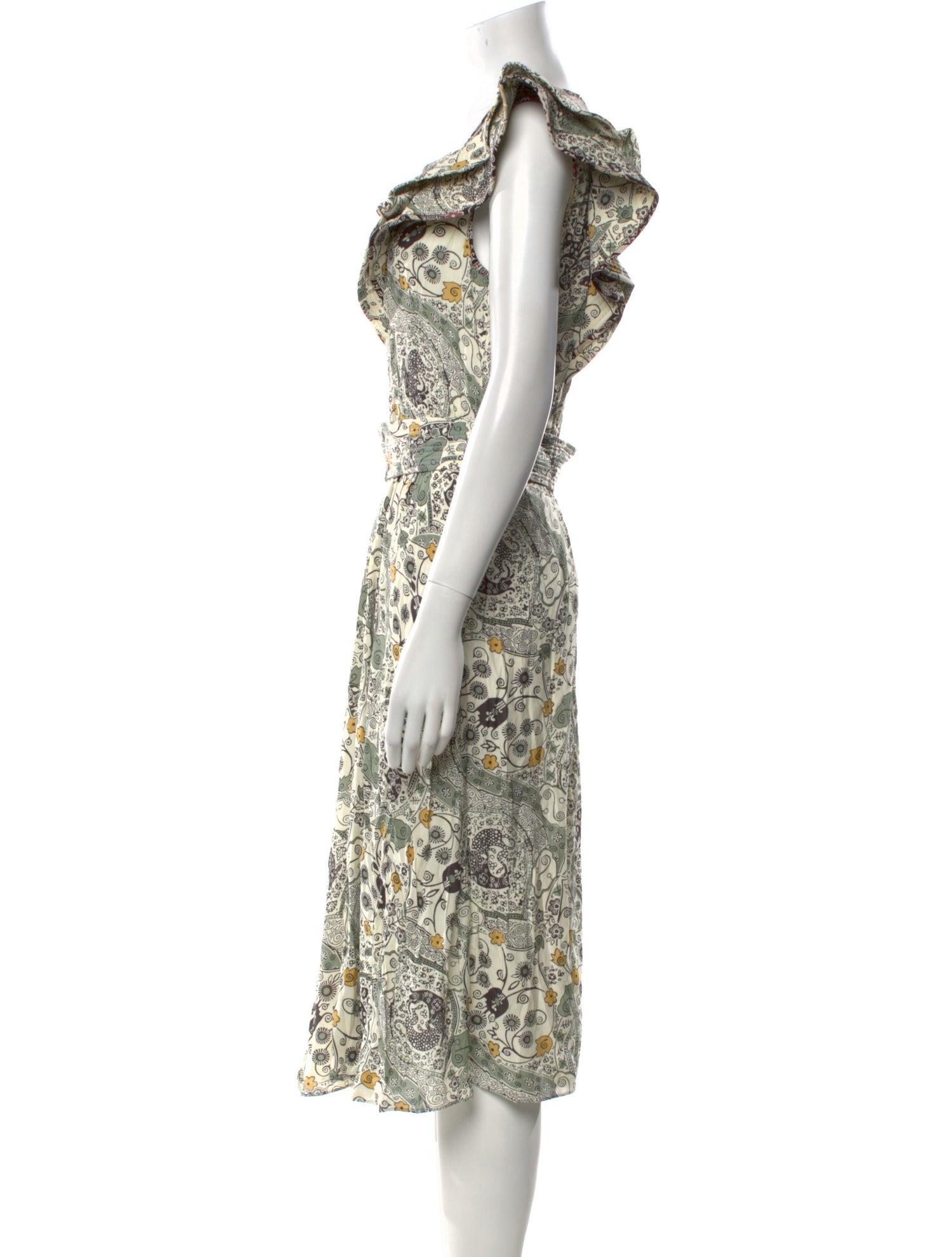 Étoile Isabel Marant Printed Midi Length Dress