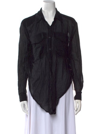 Étoile Isabel Marant Long Sleeve Button-Up Top