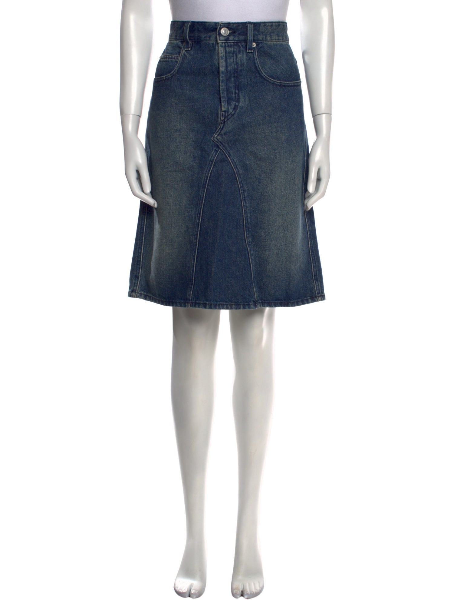 Étoile Isabel Marant Embroidered Accent Knee-Length Skirt