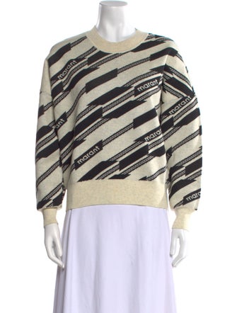 Étoile Isabel Marant Printed Crew Neck Sweater