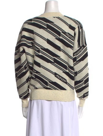 Étoile Isabel Marant Printed Crew Neck Sweater