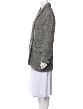 Étoile Isabel Marant Wool Tweed Pattern Peacoat