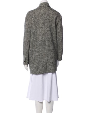 Étoile Isabel Marant Wool Tweed Pattern Peacoat