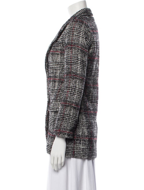 Étoile Isabel Marant Virgin Wool Plaid Print Blazer