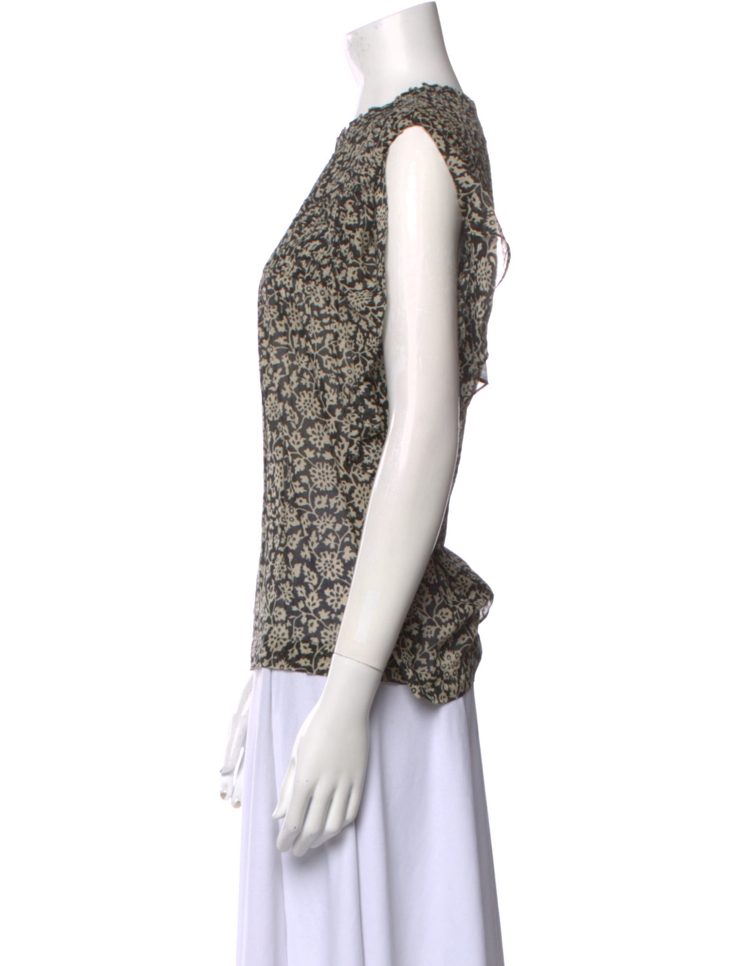 Étoile Isabel Marant Printed Crew Neck Top