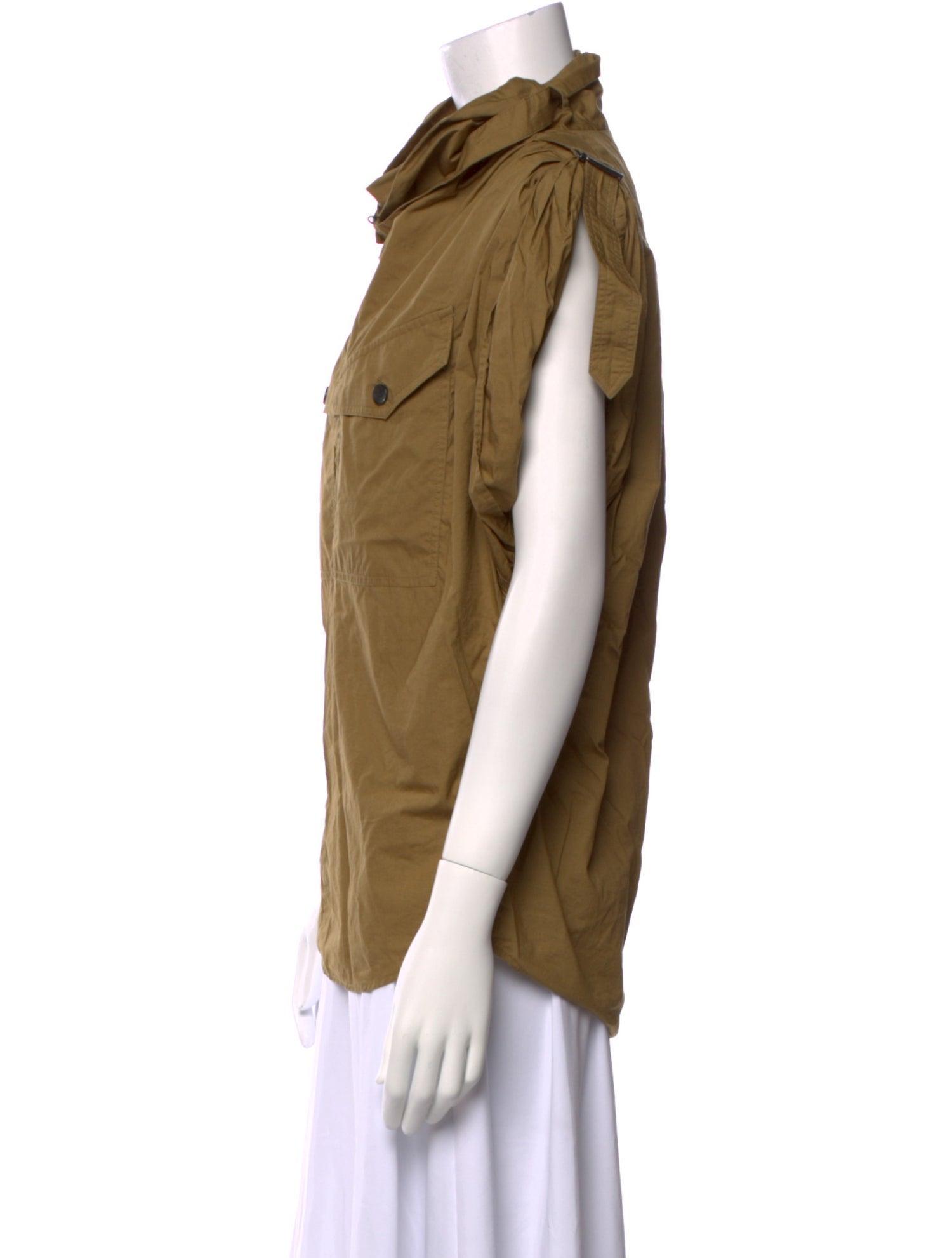 Étoile Isabel Marant Cowl Neck Short Sleeve Top