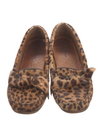 Étoile Isabel Marant Ponyhair Animal Print Ballet Flats