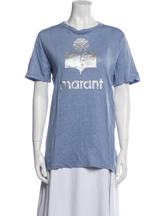 Étoile Isabel Marant Graphic Print Crew Neck T-Shirt