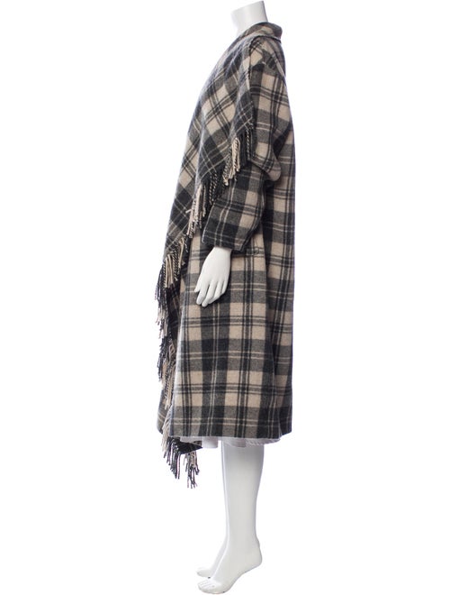 Étoile Isabel Marant Wool Plaid Print Coat