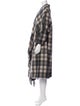 Étoile Isabel Marant Wool Plaid Print Coat