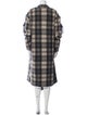 Étoile Isabel Marant Wool Plaid Print Coat