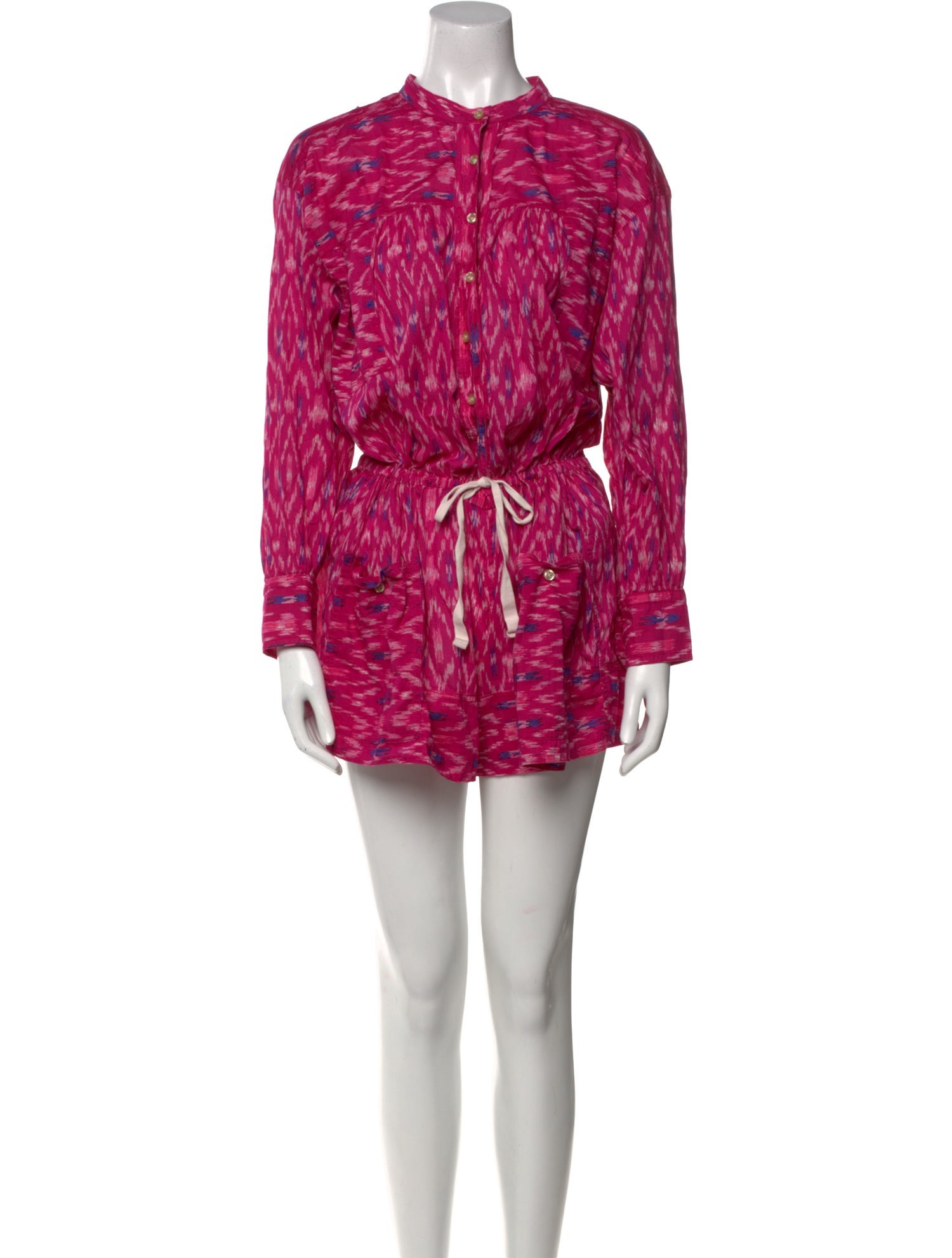 Étoile Isabel Marant Printed Mock Neck Romper