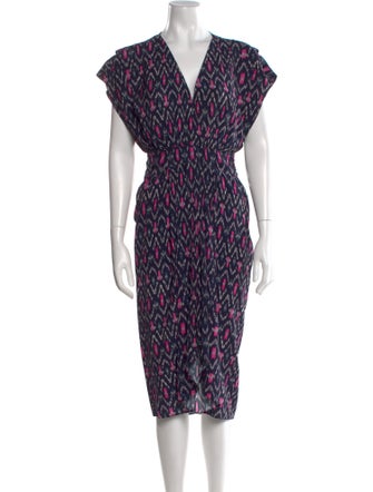 Étoile Isabel Marant Printed Midi Length Dress