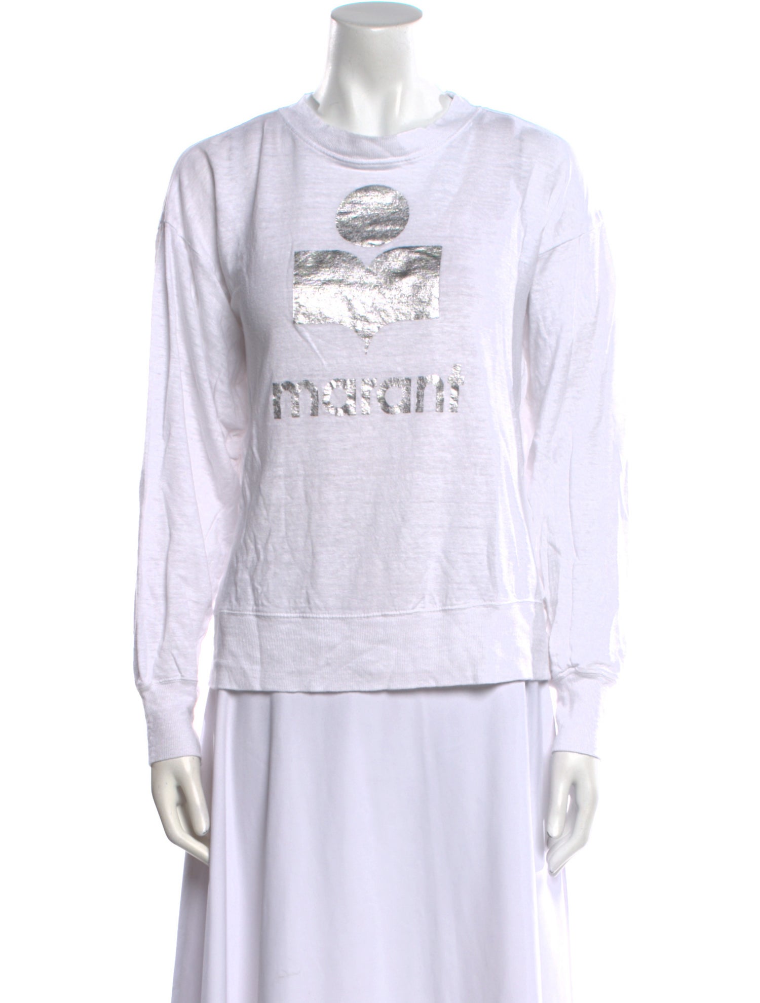 Étoile Isabel Marant Linen Graphic Print Sweatshirt