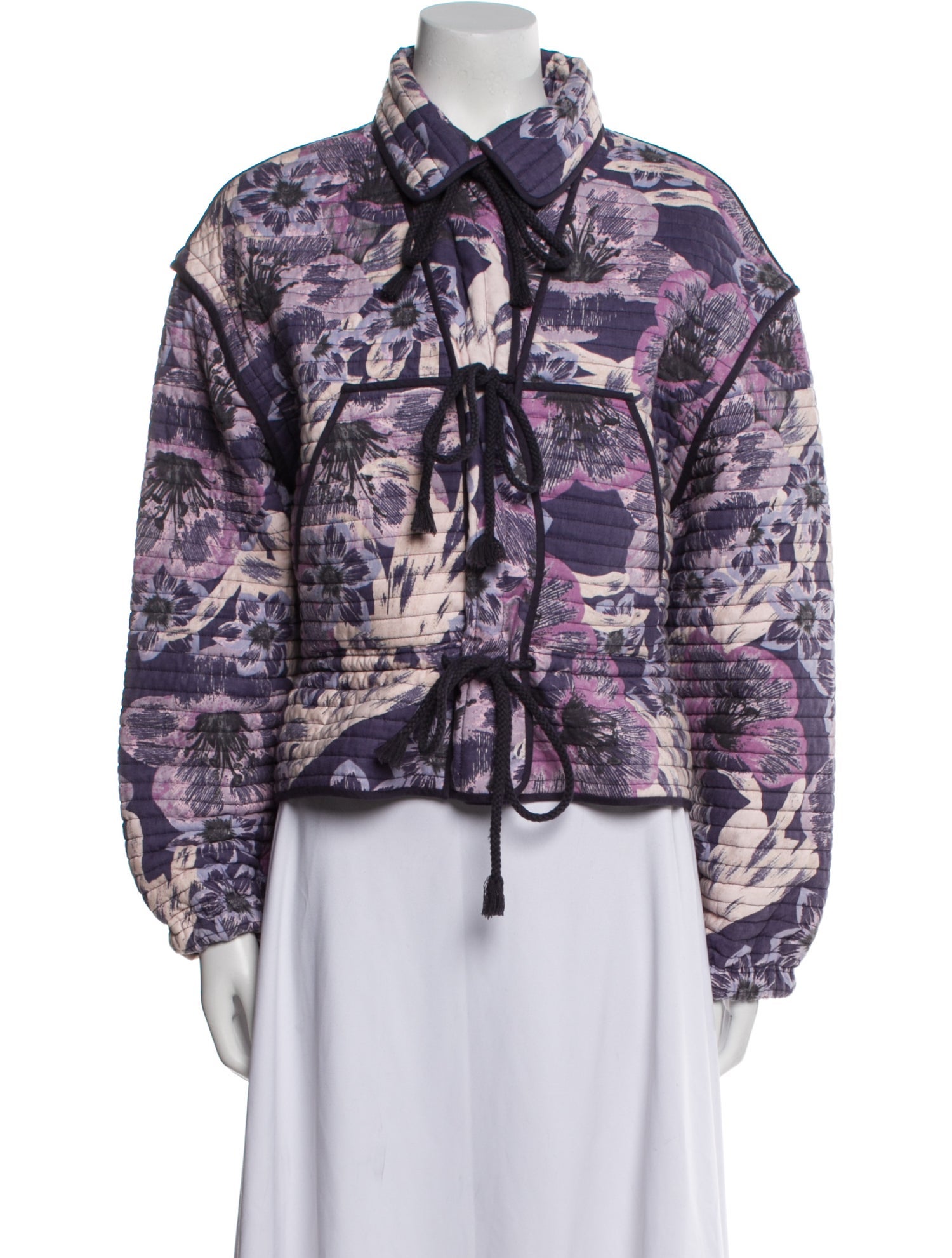 Étoile Isabel Marant Printed Faux Fur Jacket