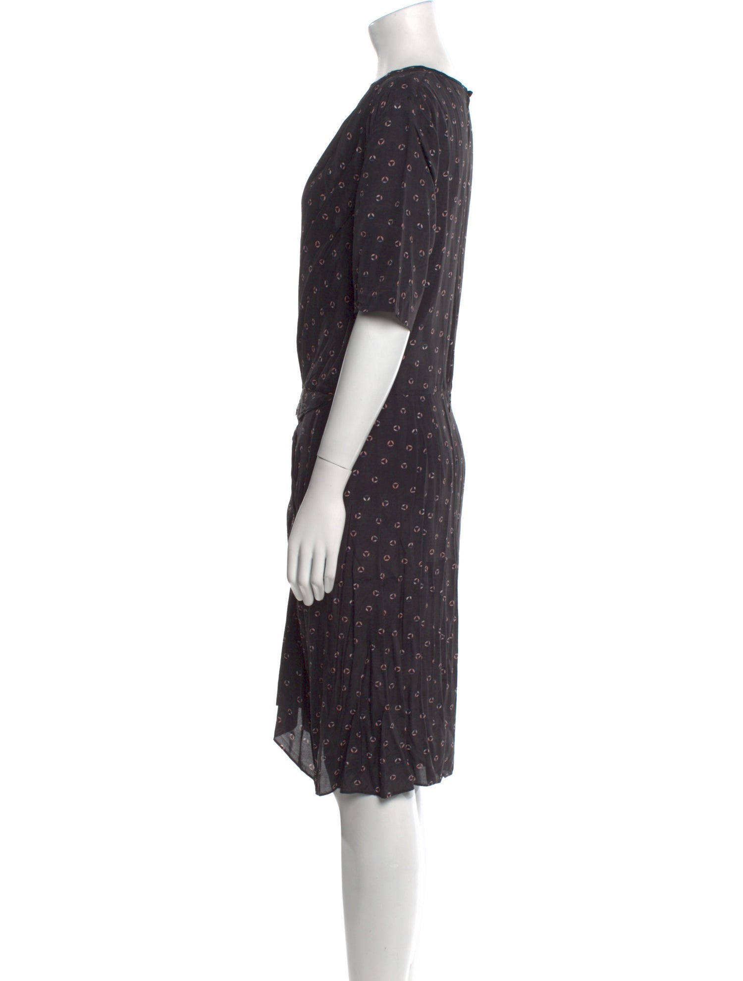 Étoile Isabel Marant Polka Dot Print Knee-Length Dress