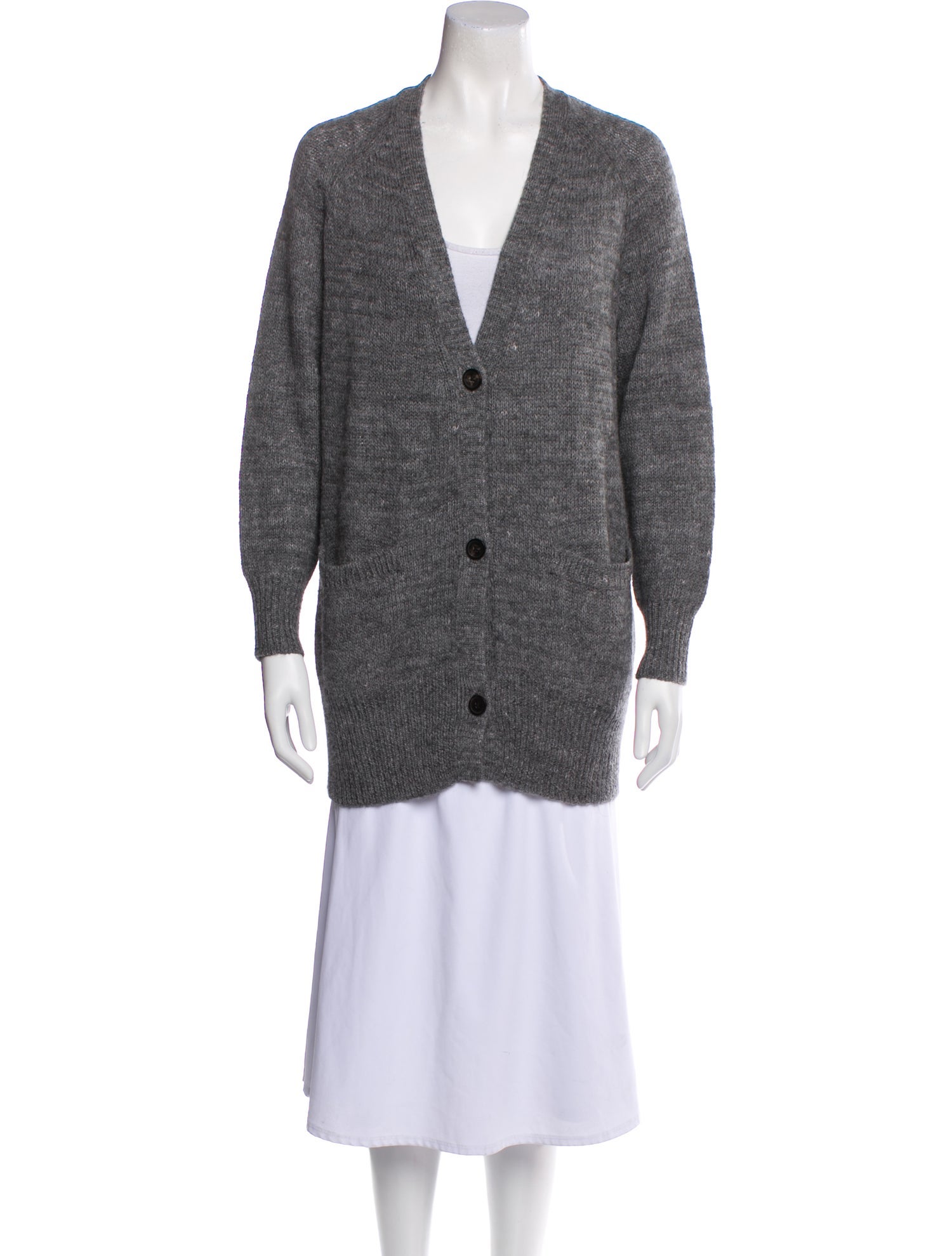 Étoile Isabel Marant Alpaca V-Neck Sweater