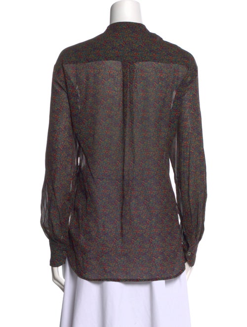 Étoile Isabel Marant Printed Mock Neck Blouse