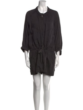 Étoile Isabel Marant Linen Crew Neck Romper