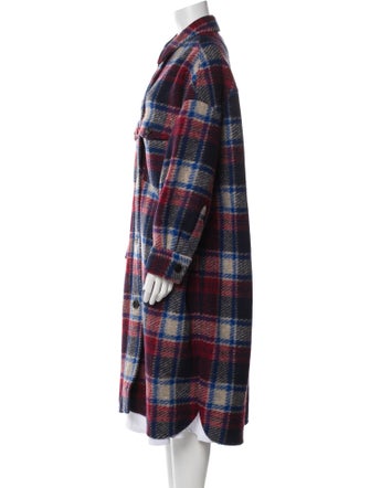 Étoile Isabel Marant Plaid Print Coat