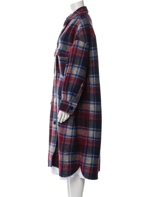 Étoile Isabel Marant Plaid Print Coat