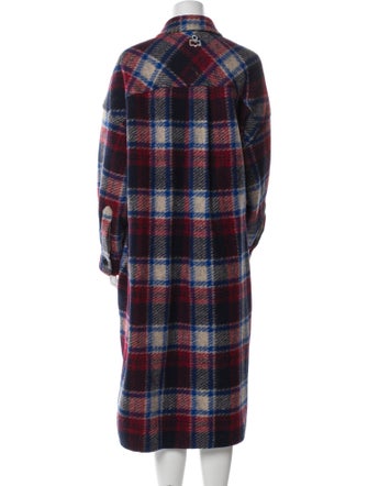 Étoile Isabel Marant Plaid Print Coat