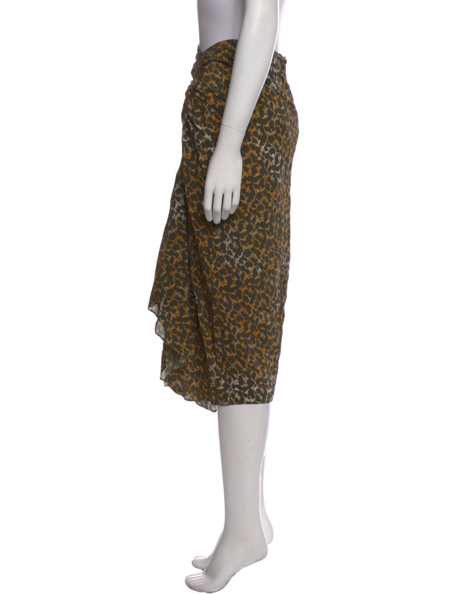 Étoile Isabel Marant Animal Print Midi Length Skirt