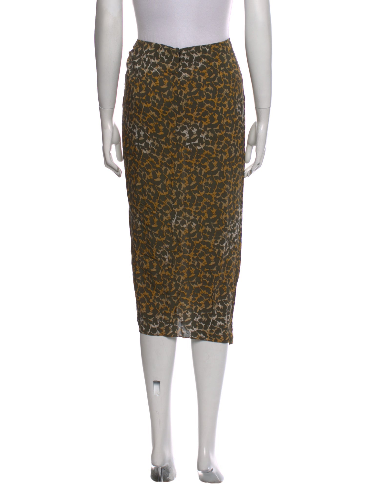 Étoile Isabel Marant Animal Print Midi Length Skirt