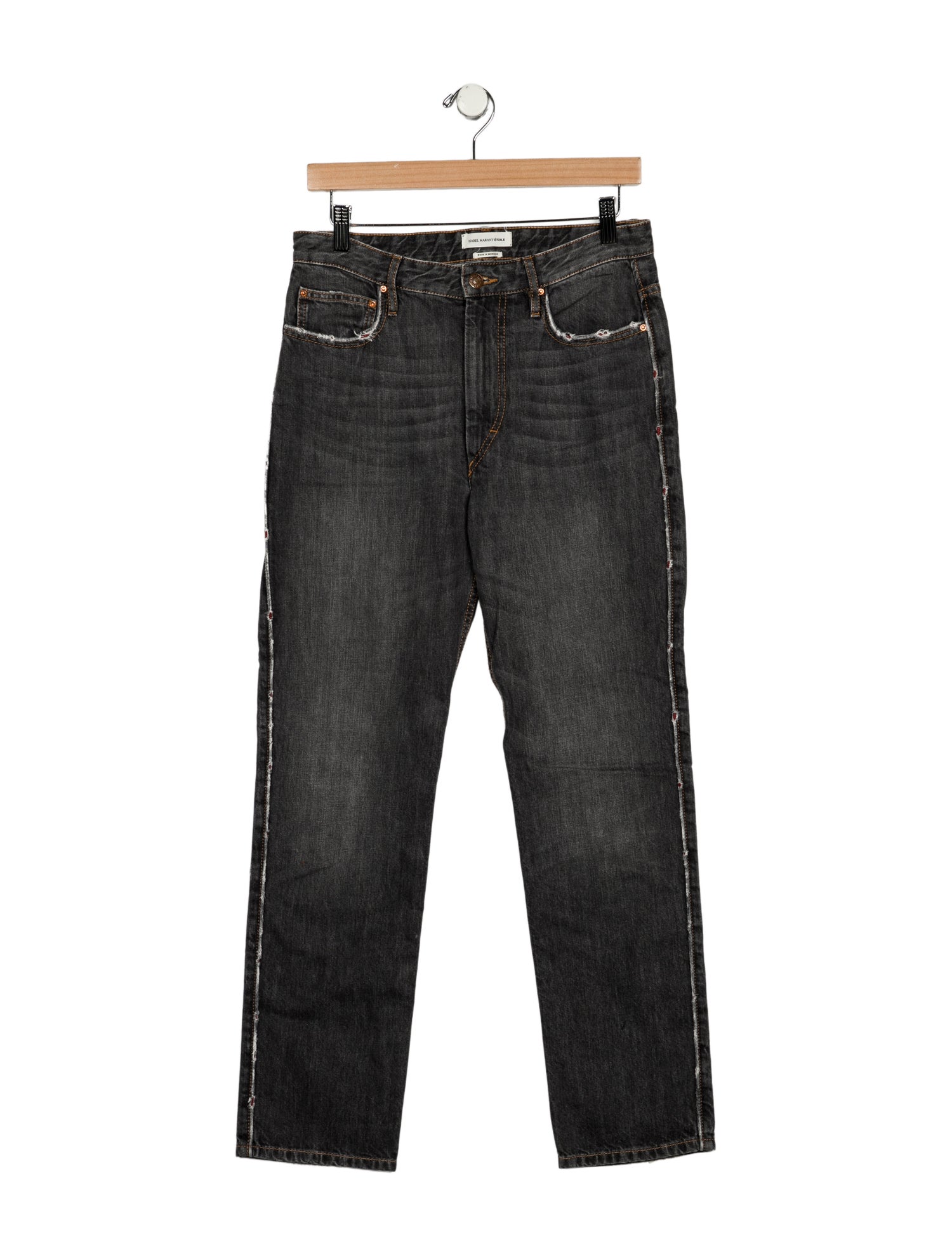 Étoile Isabel Marant Mid-Rise Straight Leg Jeans